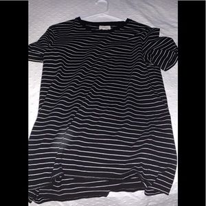 Black and white striped shirt